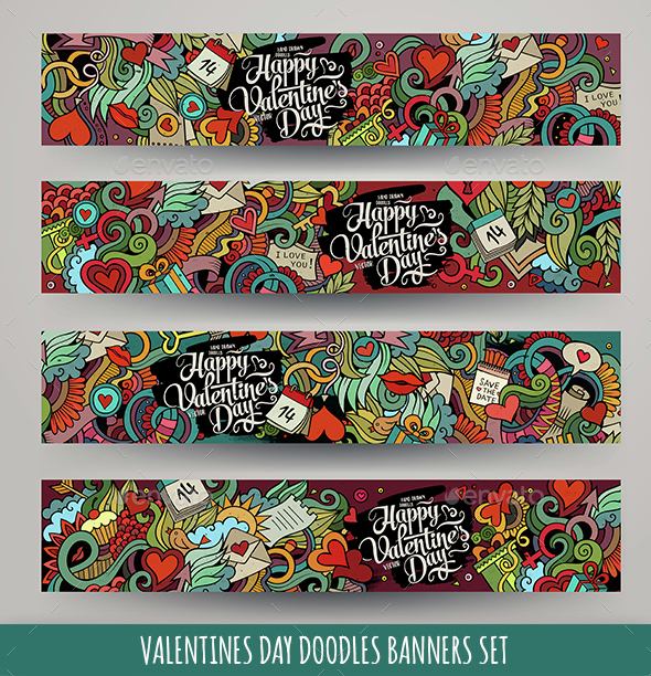 Love Banners Design - Valentines Seasons/Holidays