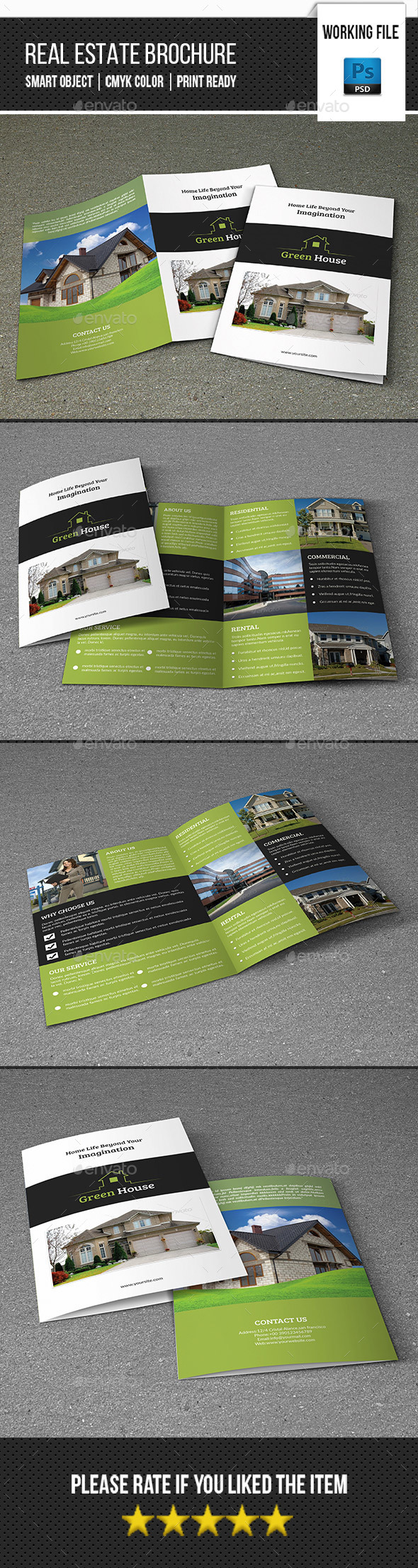 Real Estate Bifold Brochure-V355 - Corporate Brochures