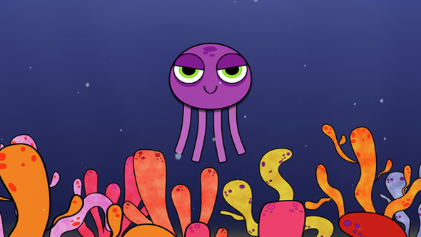 Cartoon Octopus Logo - VideoHive 14544771