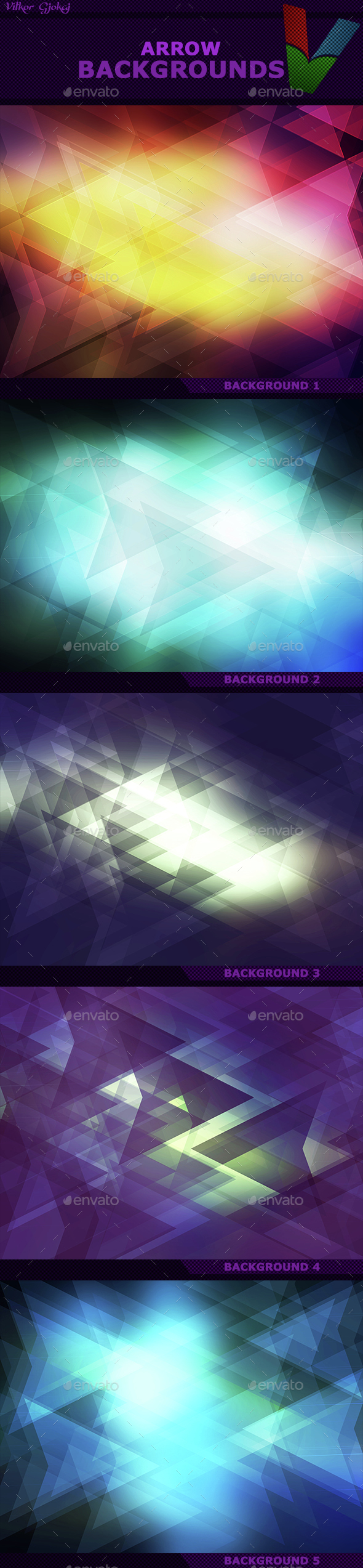 Arrow Backgrounds I - Abstract Backgrounds