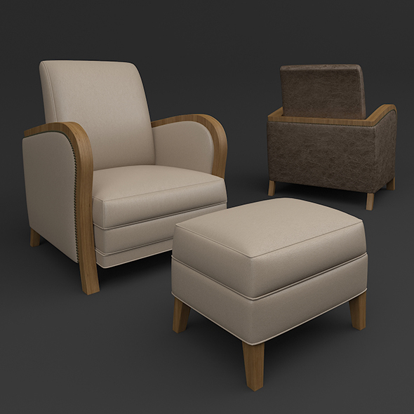 Designer Lounge Chair - 3Docean 14634159