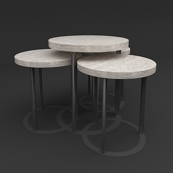Designer Side Table - 3Docean 14634425