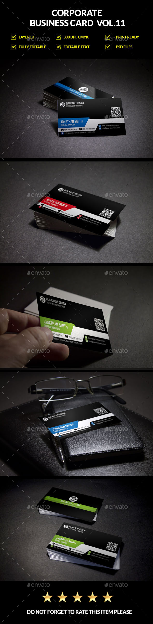 Corporate Business Card Vol.11 - Corporate Business Cards