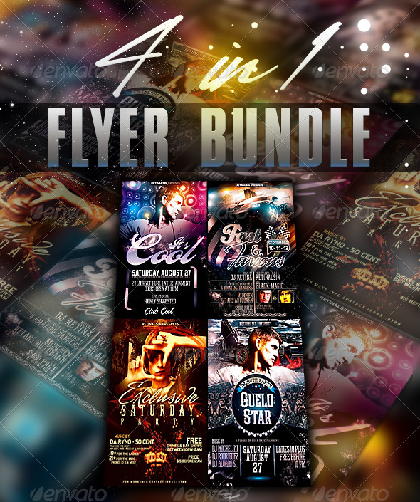 Cool Flyer Bundle - Clubs & Parties Events