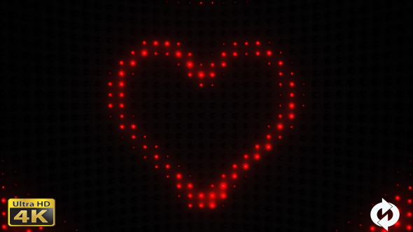 Heart with Lights VJ - 6