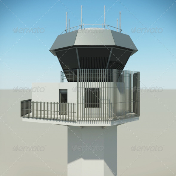 Airport Control Tower - 3Docean 173644