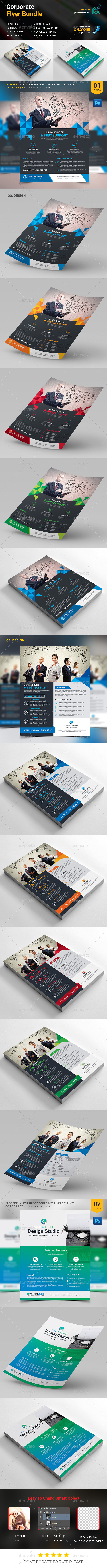 Flyer Bundle 2 in 1 - Corporate Flyers