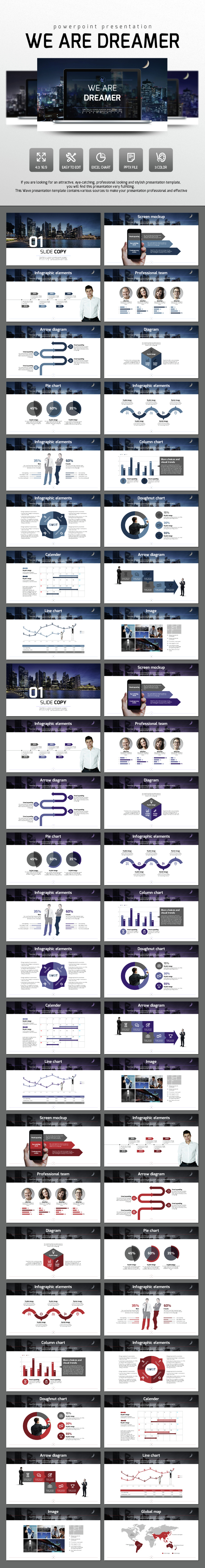 We Are Dreamer - Business PowerPoint Templates