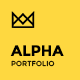 Alpha - The Unique Portfolio Theme for Creatives - ThemeForest Item for Sale