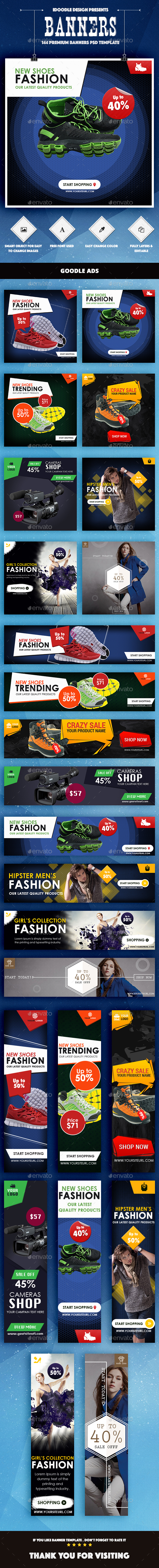 Bundle Product Banners Ads - 08 Sets - Banners & Ads Web Elements
