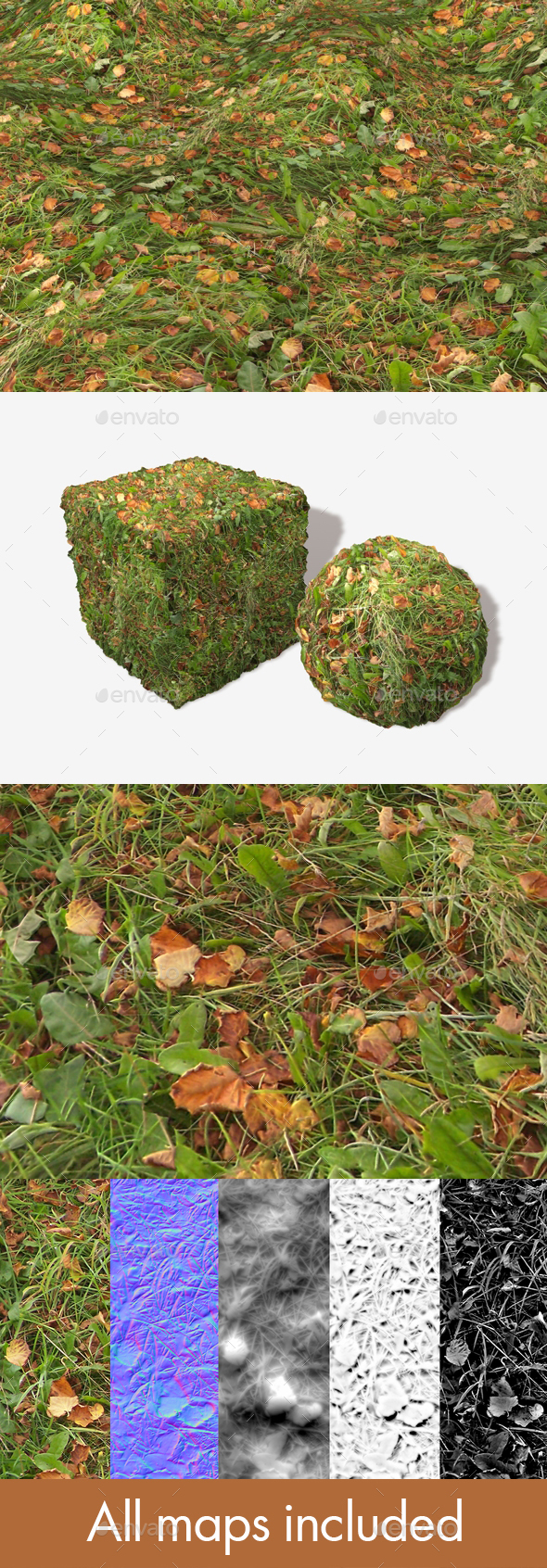Autumn Weedy Grass - 3Docean 14646358