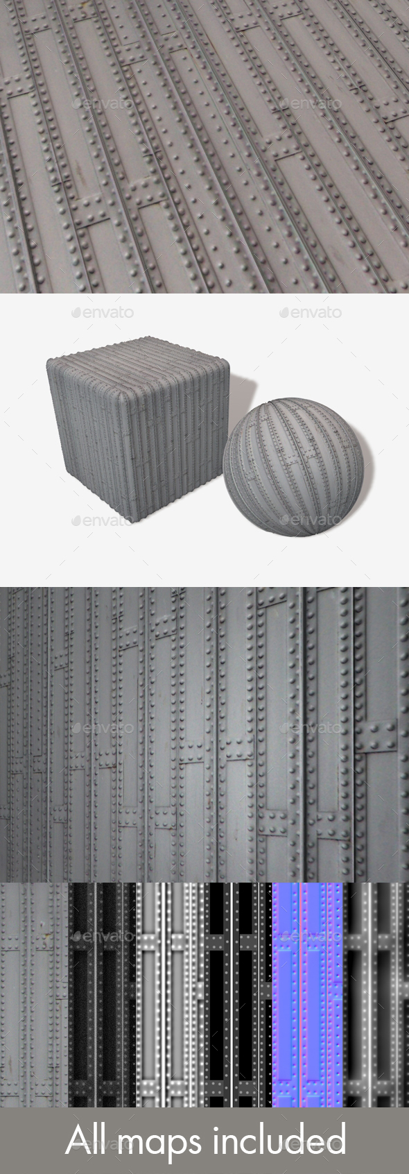 Metal Grid Seamless - 3Docean 14646487
