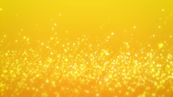 Abstract Motion Background Shining Gold Stars
