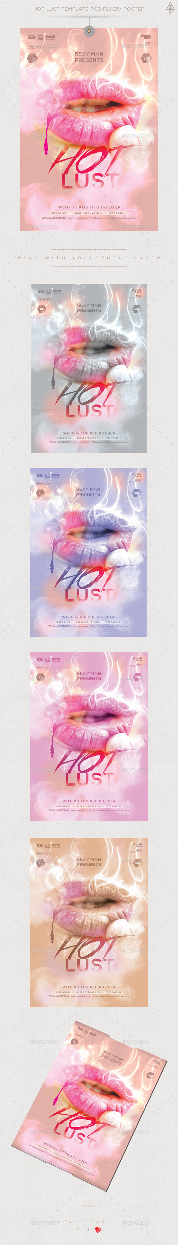 Sexy Night PSD Poster/ Flyer - Clubs & Parties Events