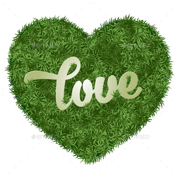 Heart Grass - Valentines Seasons/Holidays