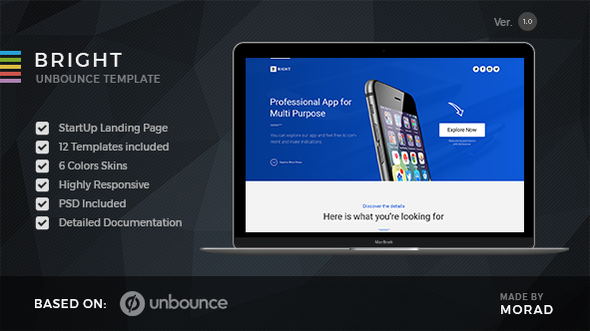 Bright - Unbounce - ThemeForest 13555707