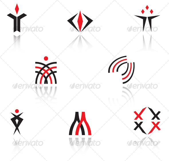 Set of symbols - Decorative Vectors