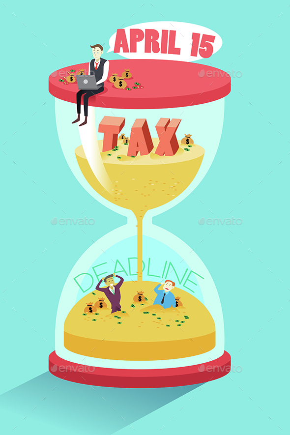 Tax Deadline Concept - Concepts Business