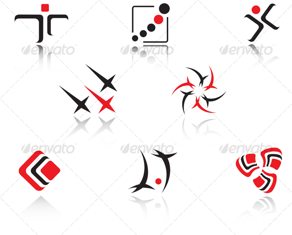 Set of symbols - Decorative Vectors