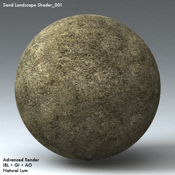Sand Landscape Shader_001 - 3DOcean Item for Sale