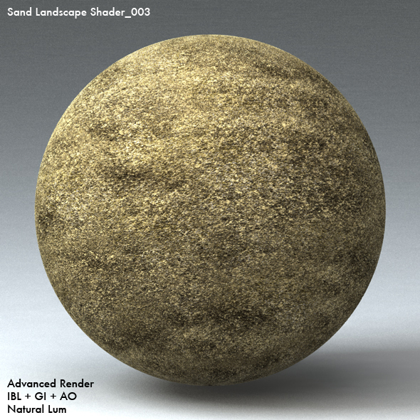Sand Landscape Shader_003 - 3DOcean Item for Sale
