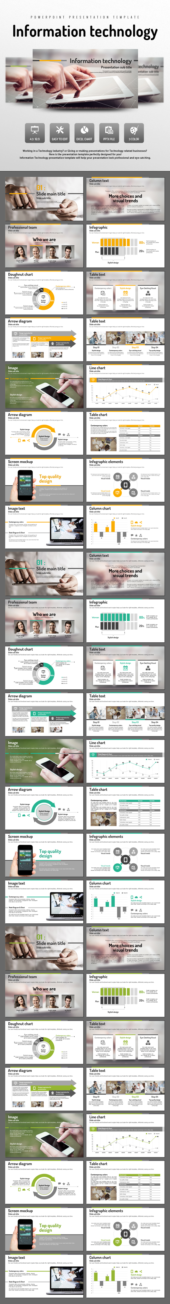 Information Technology - PowerPoint Templates Presentation Templates