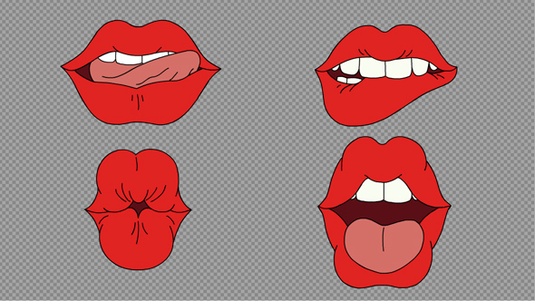 Animation Female Lips