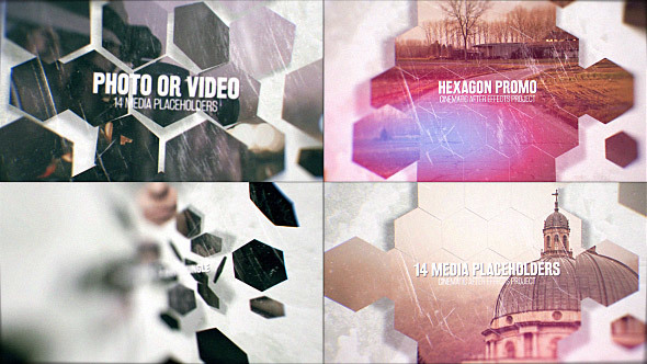 Hexagon Promo - VideoHive 14664430