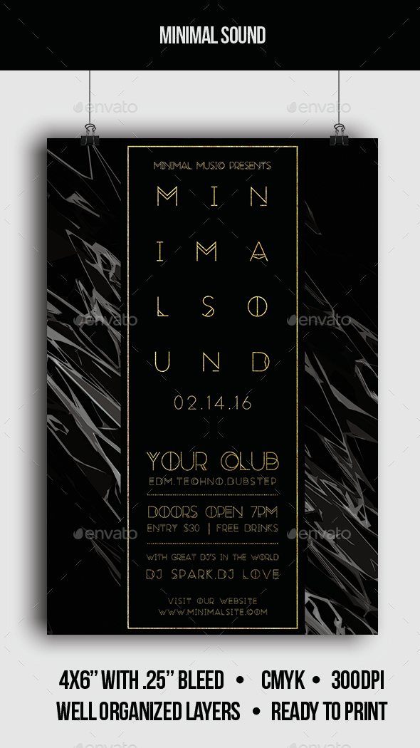 Minimal Sound - Flyer - Clubs & Parties Events