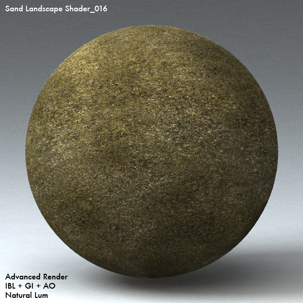 Sand Landscape Shader_016 - 3DOcean Item for Sale