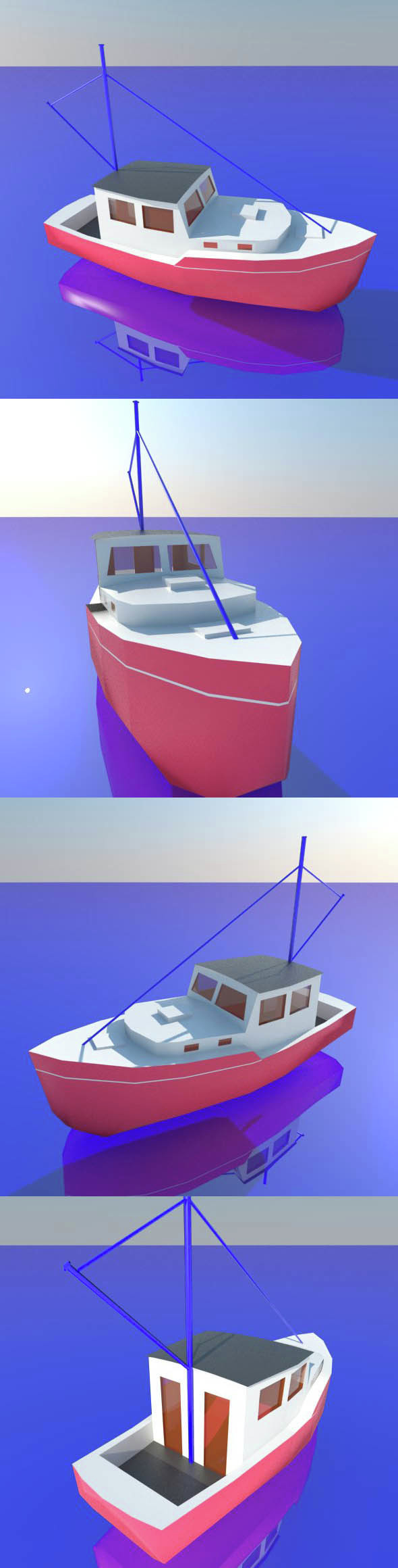 BOAT low poly - 3Docean 14665828