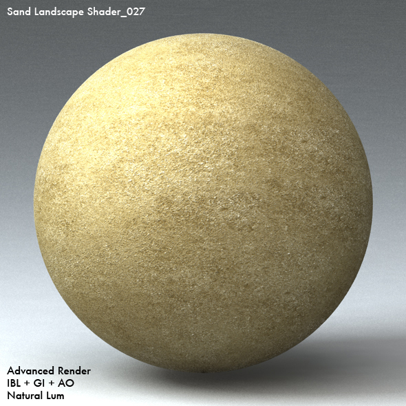 Sand Landscape Shader_027 - 3DOcean Item for Sale