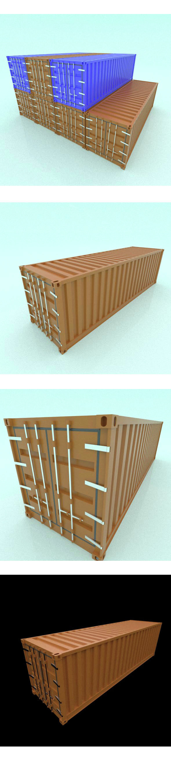 Shipping Container - 3Docean 14667597