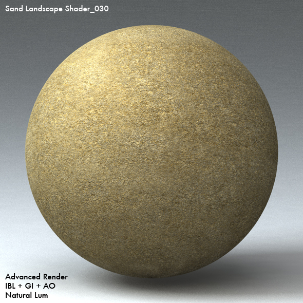 Sand Landscape Shader_030 - 3DOcean Item for Sale