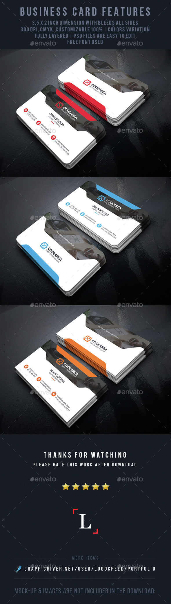 Soft Corporate Business Card - Business Cards Print Templates