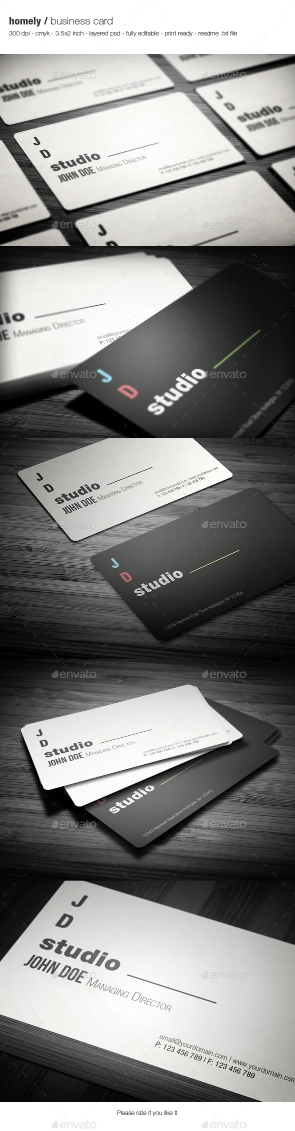 Homely Business Card - Creative Business Cards