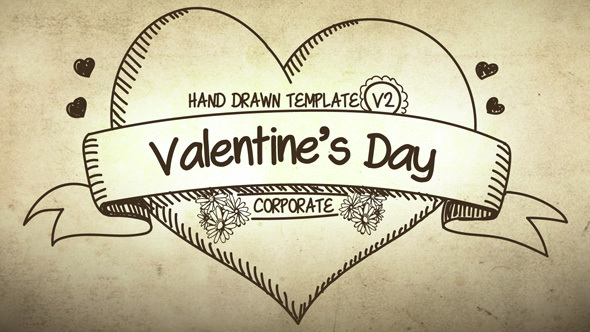 Valentine's Day - Corporate (Hand Drawn Template V2)