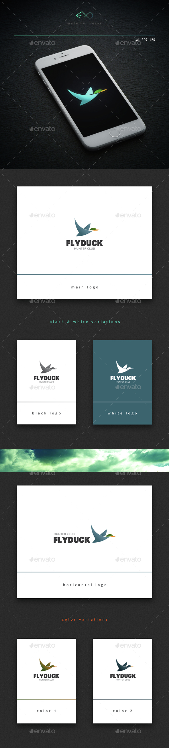 Flyduck - Animals Logo Templates
