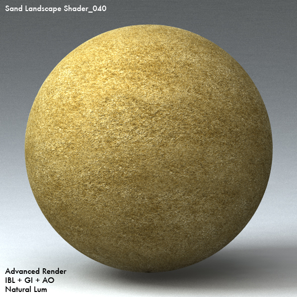 Sand Landscape Shader_040 - 3DOcean Item for Sale