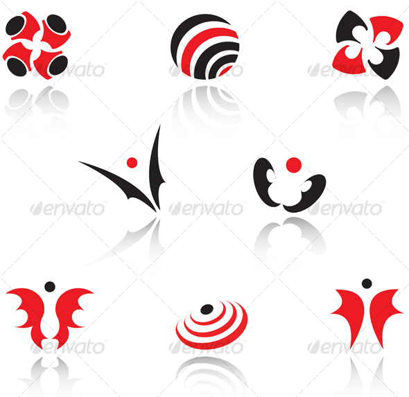 Set of symbols - Decorative Vectors