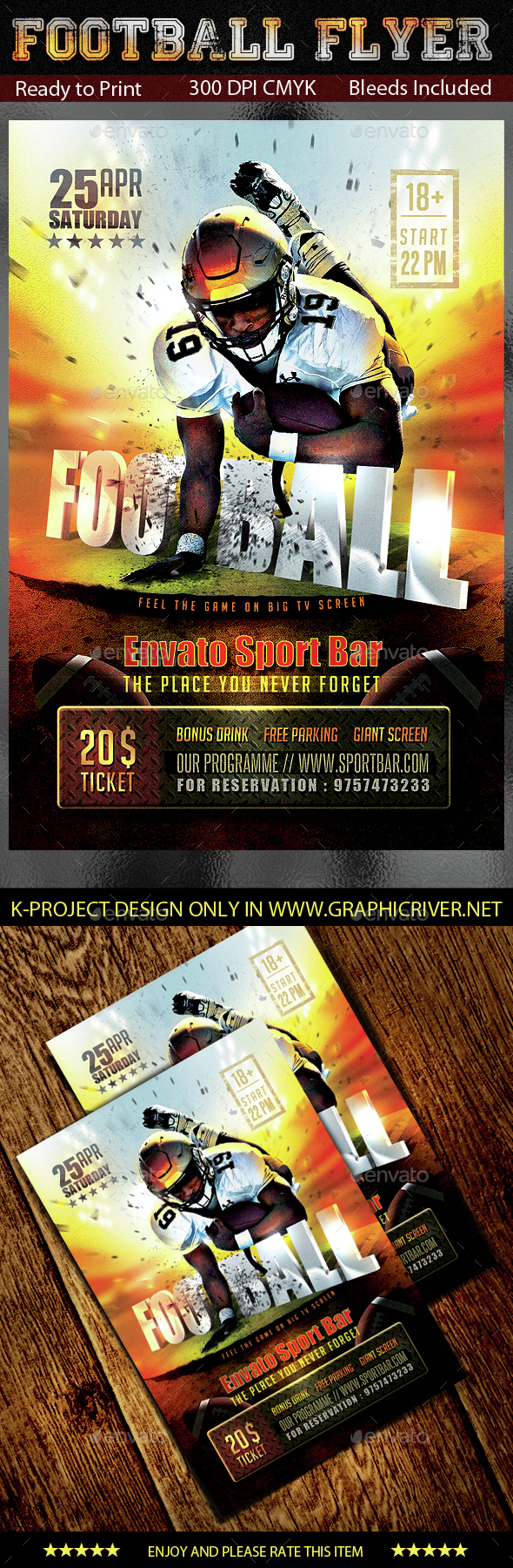 Football Flyer - Sports Events
