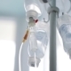 Intravenous Drip The Medicine In a Hospital Ward - VideoHive Item for Sale