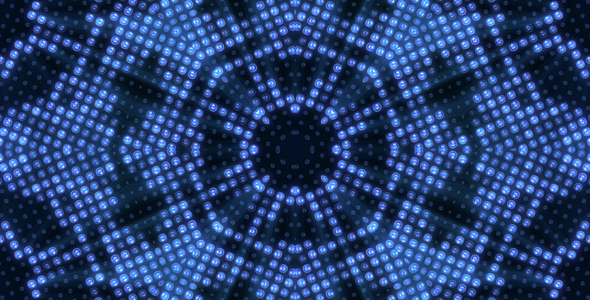 Blue Light Kaleidoscope
