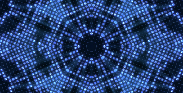 Blue Light Kaleidoscope