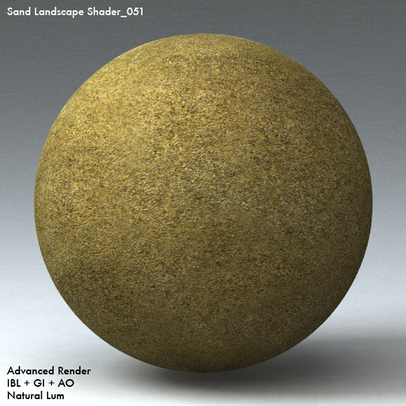 Sand Landscape Shader_051 - 3DOcean Item for Sale