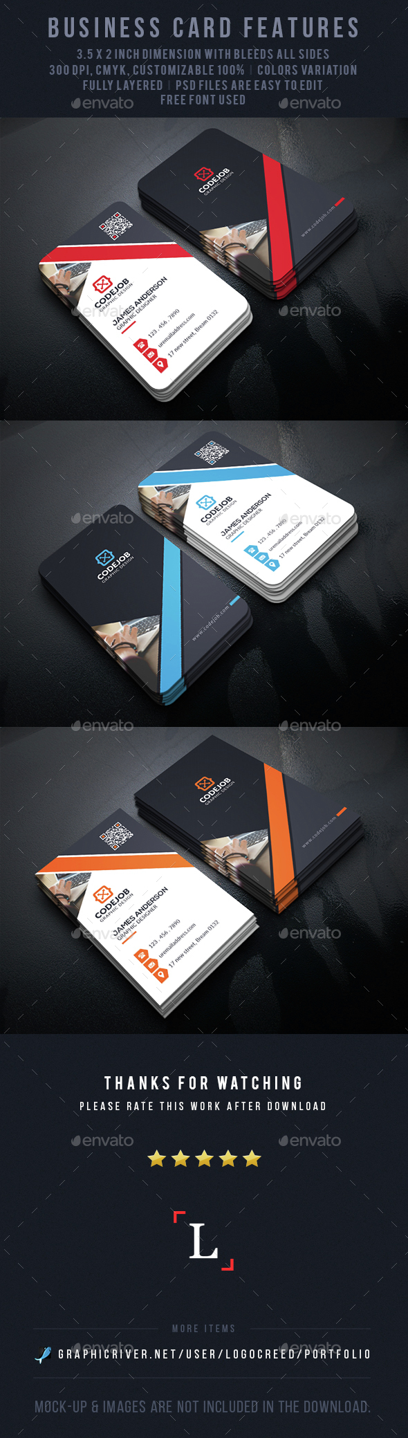 Shape Business Cards - Business Cards Print Templates