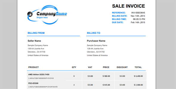 PHP Invoice - PHP Class For Beautiful PDF Invoices