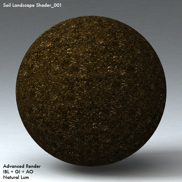 Soil Landscape Shader_001 - 3DOcean Item for Sale