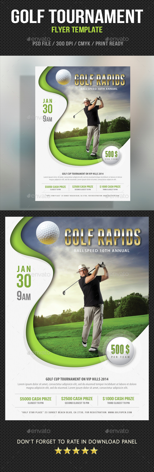 Golf Flyer Template 06 - Events Flyers