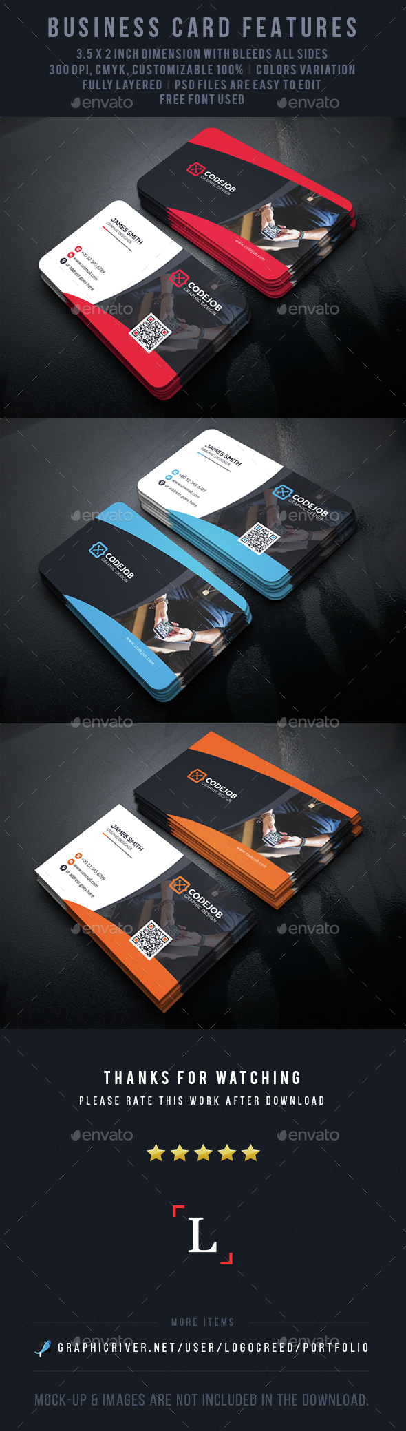 Creatives Business Card - Business Cards Print Templates